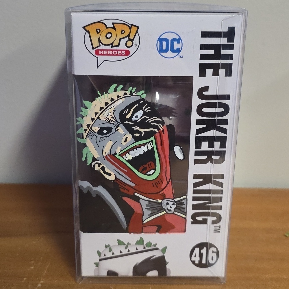 Funko Pop Heroes The Joker King Exclusive Figure Evend Exclusive Art Series - Picture 2 of 6